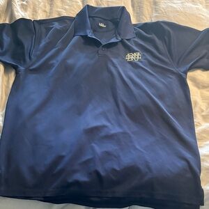 Never Worn LG Dark Blue Polo Shirt with Navy Logo